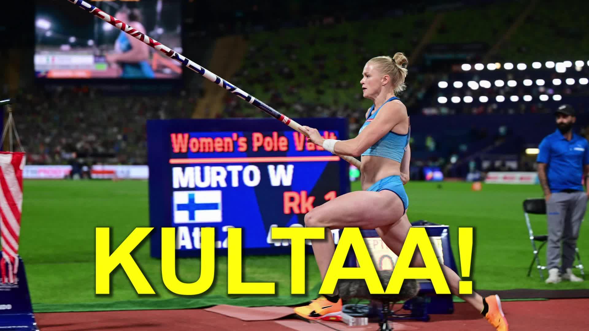 Wilma Murto voitti seipään EM kultaa kuvat kisasta Ruutu