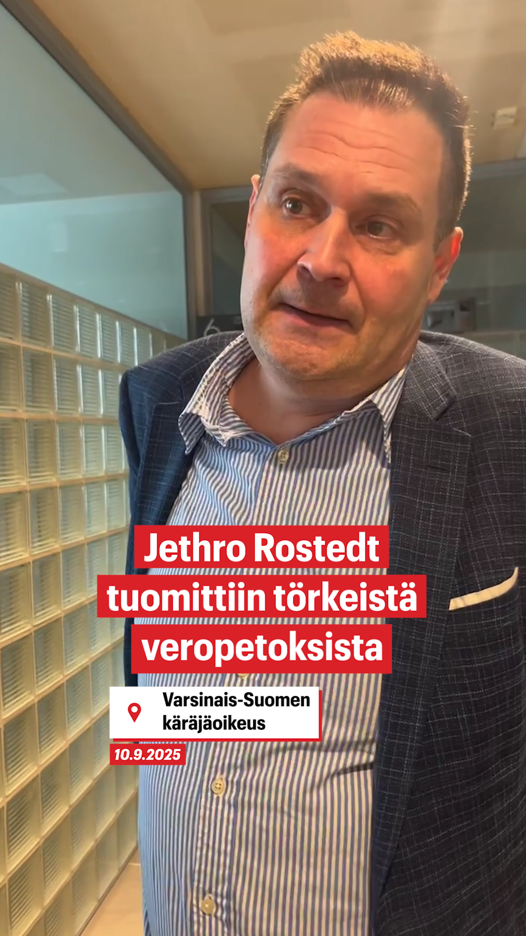 John Rostedt Näin Jethro Rostedt kommentoi tuomiotaan - Ilta-Sanomat