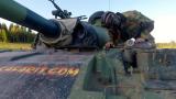 3 - Morsian ajaa tankilla