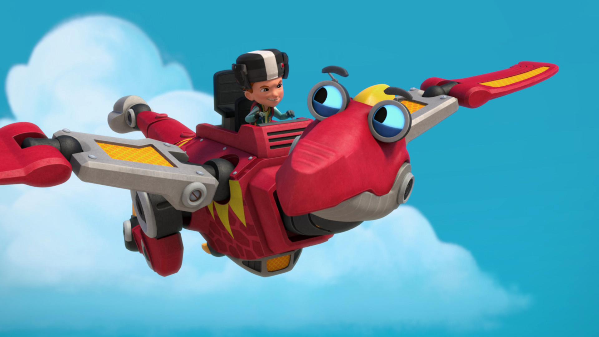 Rusty Rivets • Kausi 3 • 26 Rusty ja dinojen maihinnousu Ruutu