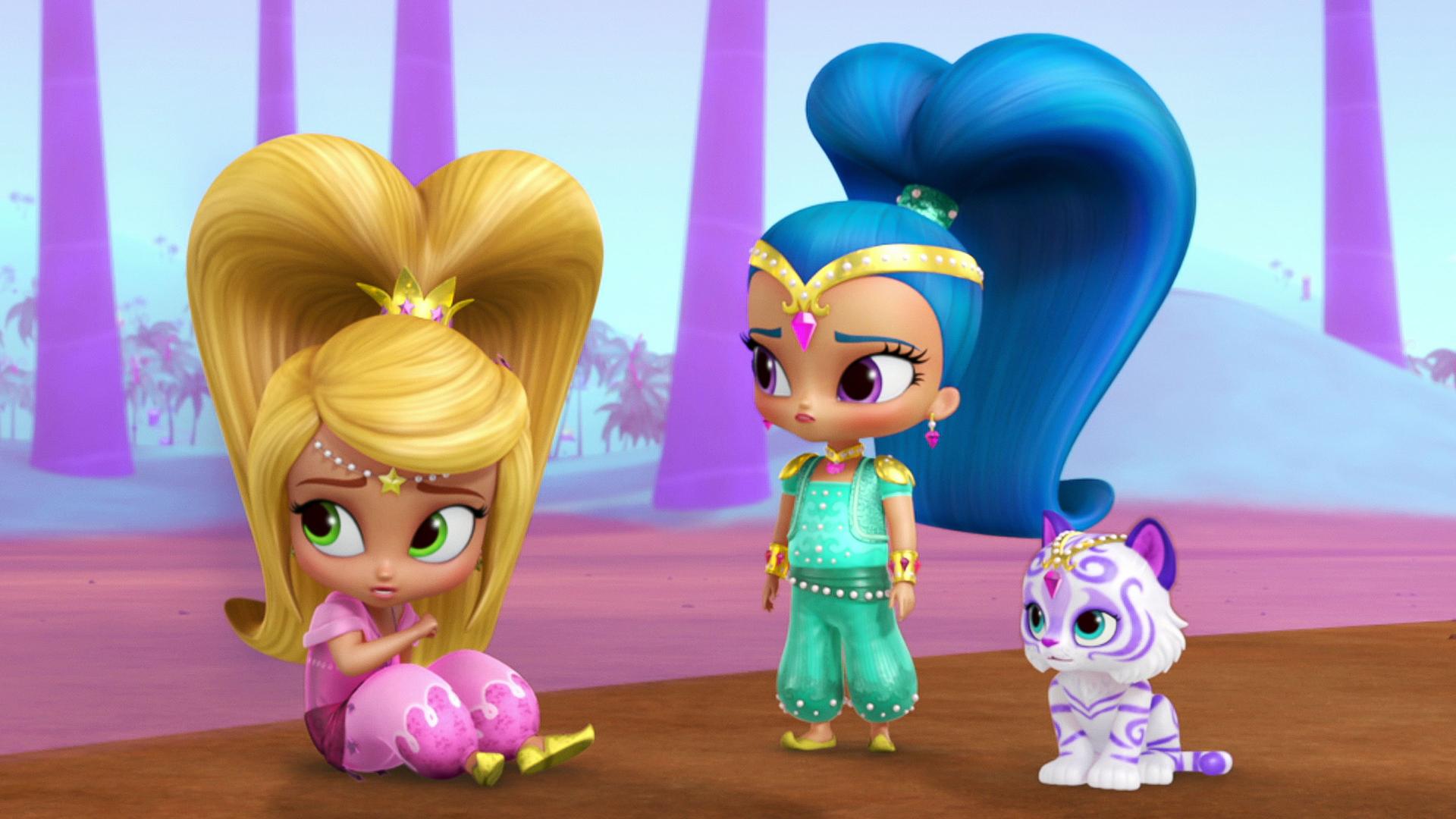 Shimmer ja Shine • Kausi 2 • 10 Size of the Beholder; Zoomicorn Toss