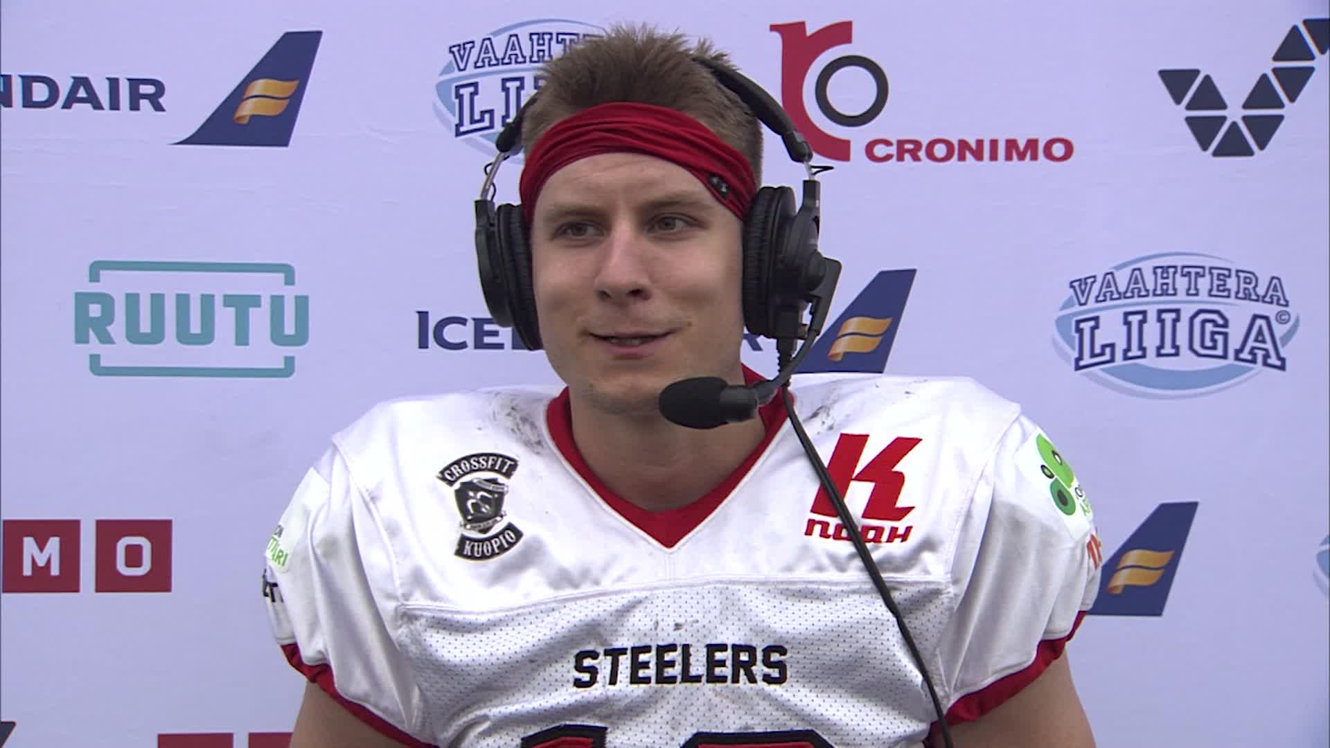 Pelin jälkeen Johannes Jauhiainen Kuopio Steelers Ruutu