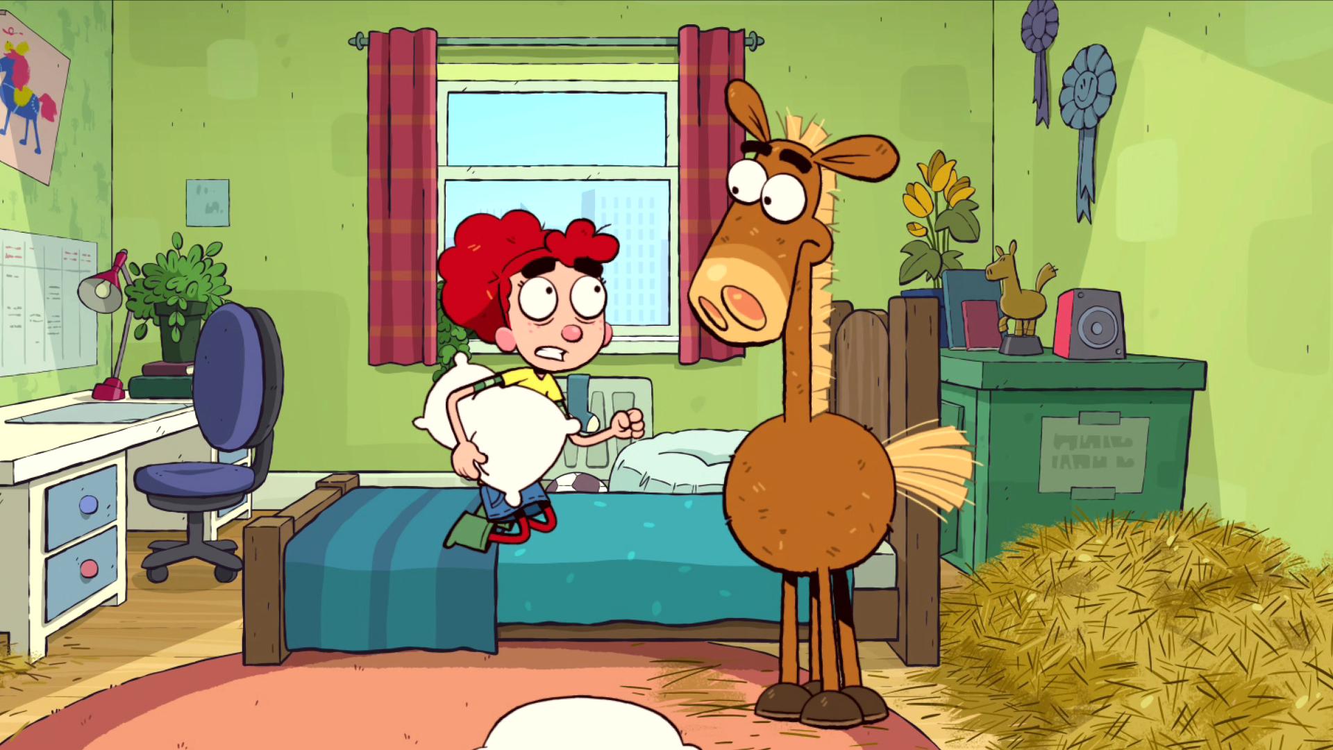 Voihan Poni • Kausi 1 • 13 Loud Horse; Sick Annie Ruutu