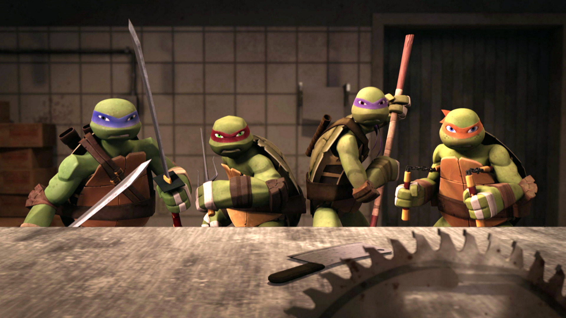 Черепашки ниндзя с белыми глазами. Донателло Хамато 2012. Черепашки ниндзя Донни. Черепашки ниндзя 2007 Донни