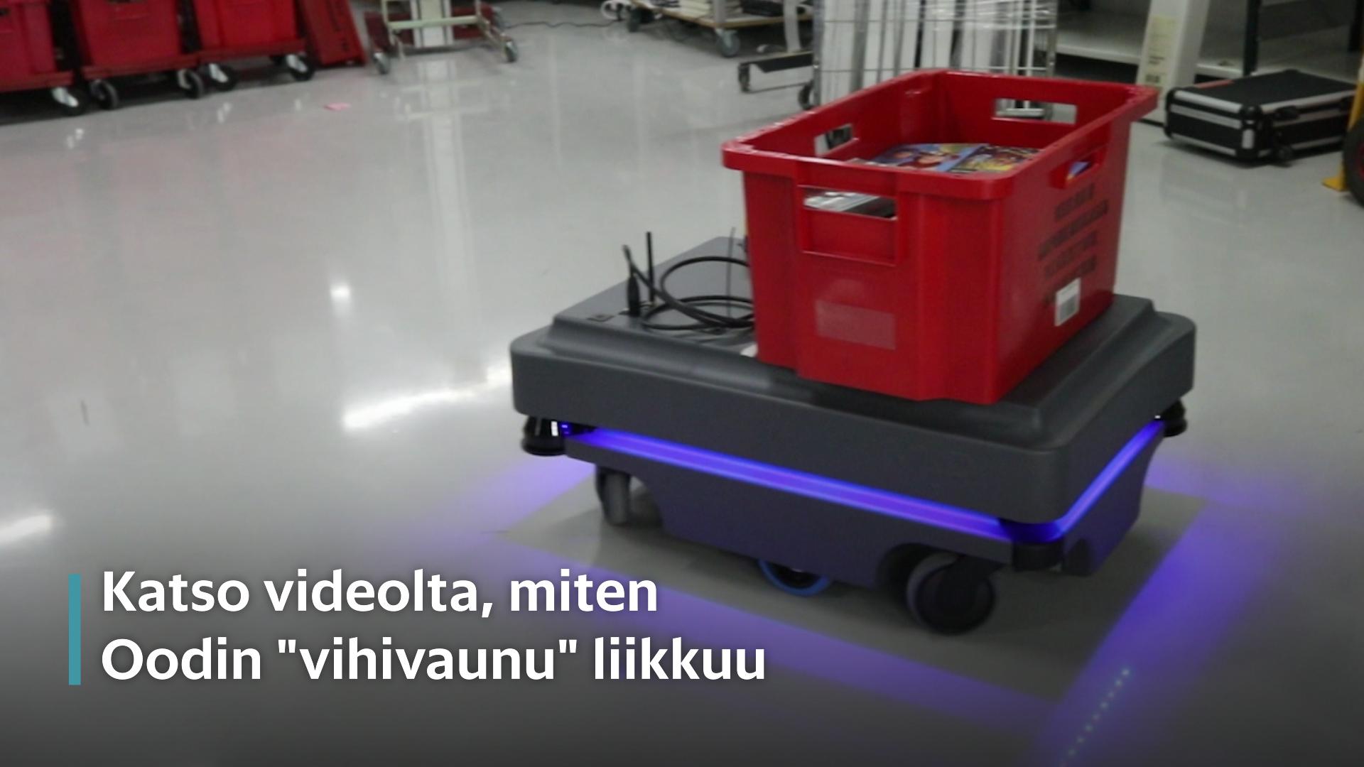 "Vihivaunu" Vie Teoksia Itsekseen Ympäri Oodia – Katso Miten Robotti ...