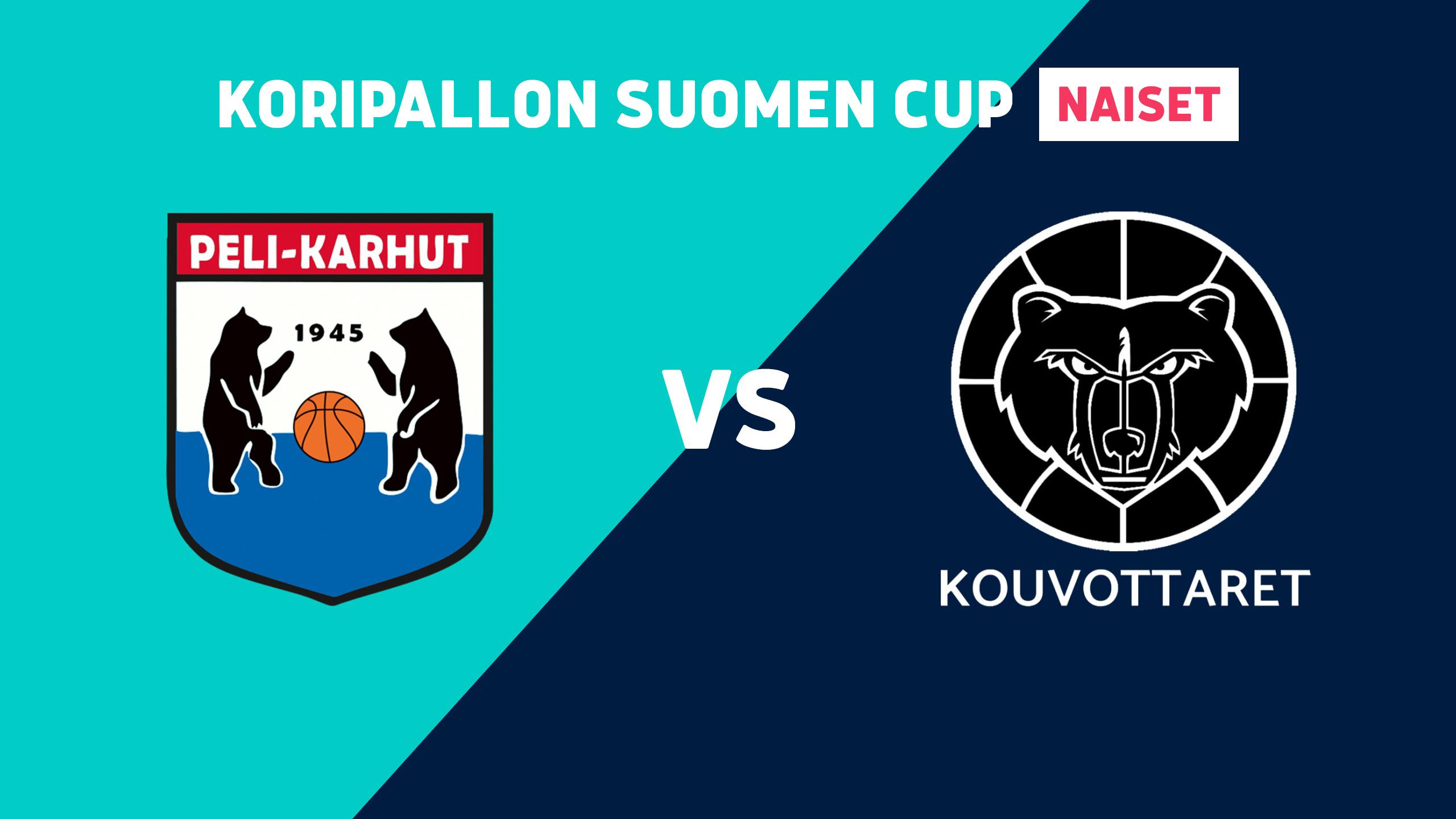 Naisten Korisliiga - Kausi 2022 - Jakso 61 - Suomen Cup: Peli-Karhut -  Kouvottaret . | Ruutu