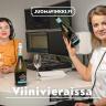Viinivieraissa Janni Hussi ja Zonin Prosecco